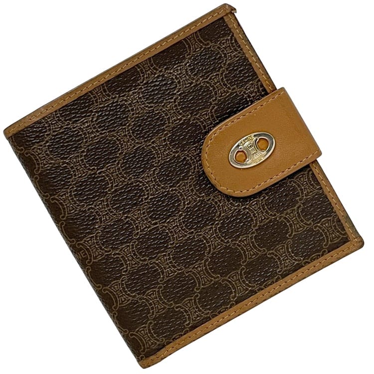 楽天市場】セリーヌ CELINE 財布 がま口 二つ折り財布 M10 マカダム