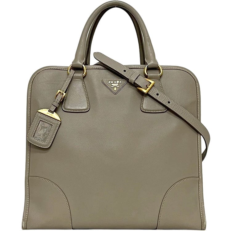 プラダ ２way 御徒面子 f-24770 ベージュ BN2254 美品 サフィアーノ なめし革 中古 B/31 PRADA 独立独歩 はりつけ台上半身 大電気容量 ロゴタイプ金具 分かりやすい ショルダーバッグ ハンドバック 三角形 ロゴタイプ お皿 ゴールド金具 ヴィンテージ レディース 定番 ブランド名 本物 価値づける済み