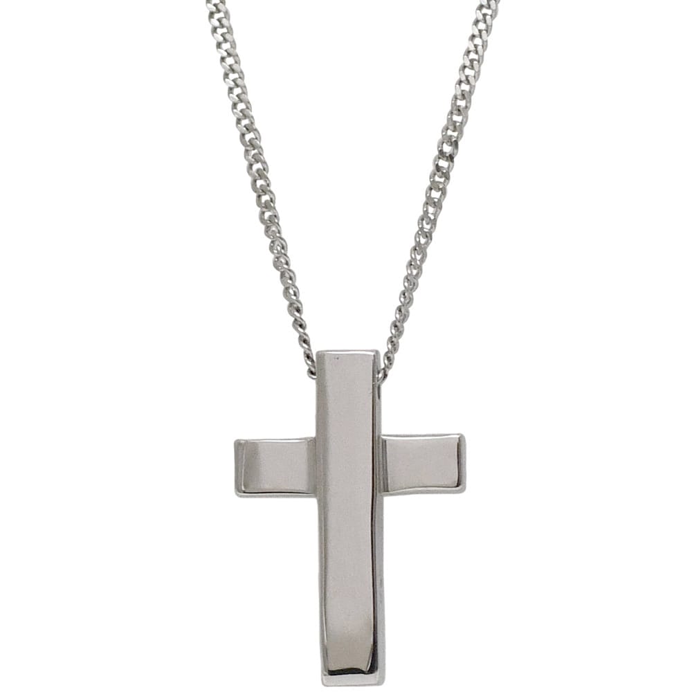 【送料無料】 グッチ クロス ネックレス ec-24834 シルバー 新品仕上げ済み Ag 925 SILVER Sランク GUCCI ジュエリー 銀 アクセサリー 十字架 箱付き 喜平チェーン メンズ レディースシンプル 定番 人気 ヴィンテージ 男女兼用 ブランドジュエリー ブランド 本物 鑑定済み