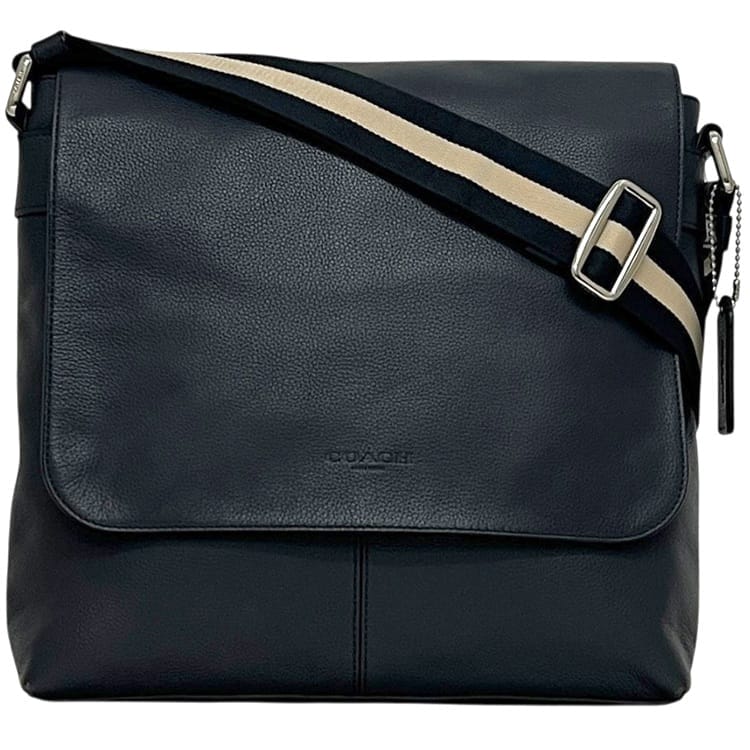 コーチ ショルダーバッグ ネイビー 紺色 F28576 美品 レザー 中古 COACH｜フリマハイクラスブランド館 9,728円