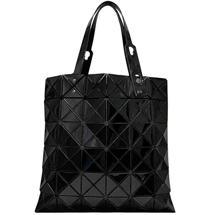 バオバオ イッセイミヤケ トートバッグ ブラック 黒 BB41-AG302 美品 PVC 中古 BAOBAO ISSEY MIYAKE｜フリマハイクラスブランド館