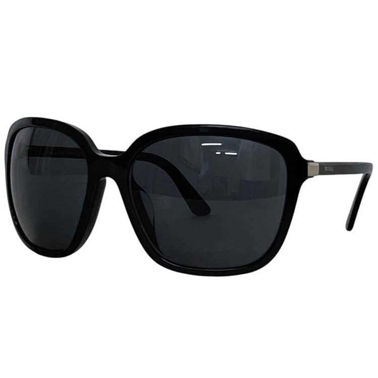 プラダ サングラス ブラック 黒 SPR 10V-F サイドロゴ プラスチック 中古 PRADA｜フリマハイクラスブランド館