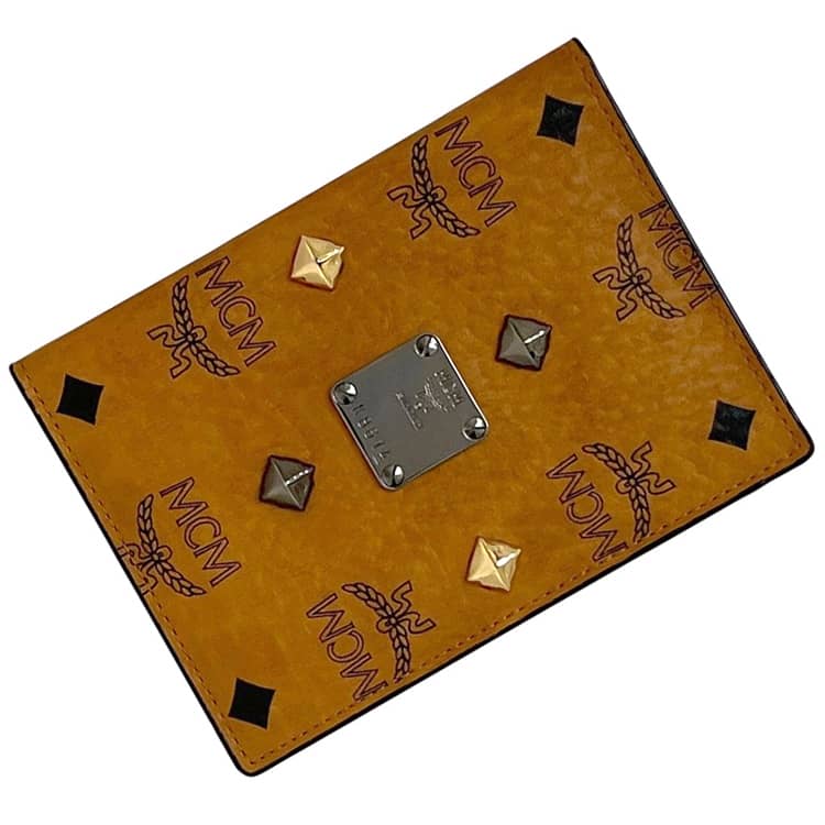 エムシーエム パスポートケース ブラウン 茶色 ヴィセトス MXV4AVE32CO001 美品 PVC 中古 10401407 MCM|フリマハイクラスブランド館