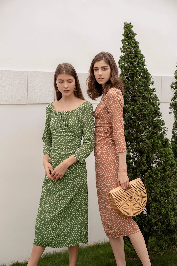 楽天市場 ワンピース 大人 袖あり レディース 春 カジュアル ワンピ 長袖 七分袖 大人女子 シンプル 大人ワンピース リゾート バカンス お呼ばれ パーティードレス専門店 Furna