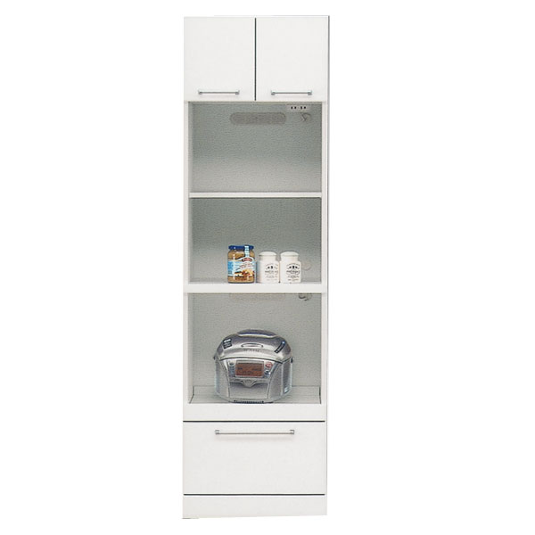 楽天市場】食器棚 レンジ台 ハイレンジボード80cm幅 「クリスタル3