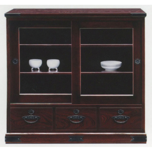 楽天市場】民芸家具 サイドボード 3尺サイズ 全国送料無料 代引き不可