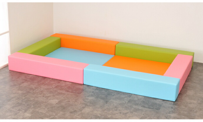 楽天市場】【 キッズコーナー ブロック クッション】 リス20cm角セット