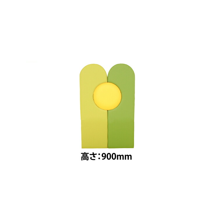 キッズコーナー ウォールマット 高さ900mm KPL-4（2枚組+丸型） ／ キッズルーム　ウォールマット 壁 保護シート 赤ちゃん 保護 シール キッズ キッズスペース キッズ ベビー マット 壁｜家具・店舗家具・激安直販ワークス