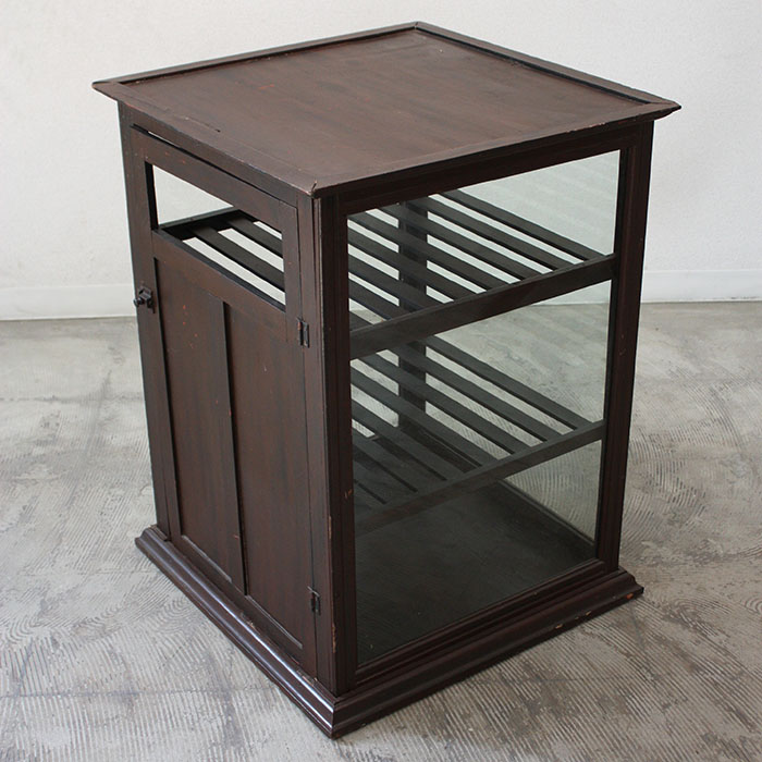 楽天市場】【中古】アンティーク ガラスショーケース | ショー