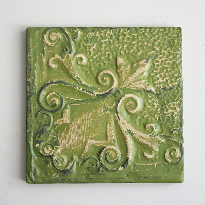 アメリカ アンティーク ティンパネル シャビーシック 天井装飾 ブリキ 店舗什器 YM237-24-9_1.webp