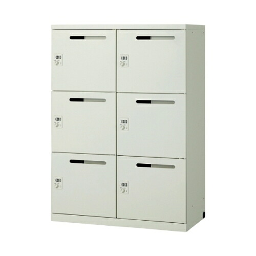 Pロッカー 配線口付6人用 JPL-6W WH(オフィス 事務所)｜Business Furniture Shop 74,113円