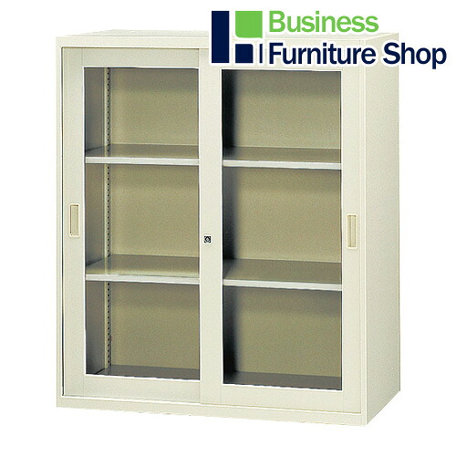 スタックキャビ 引違枠付ガラス書庫FJG-G11(オフィス 事務所)|Business Furniture Shop