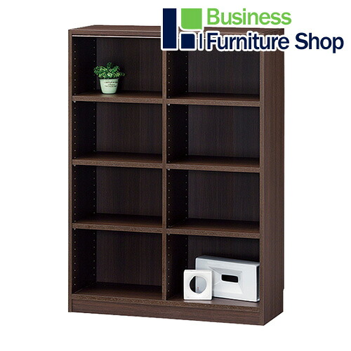 ☆木製棚タナリオ TNL-1287 ダークブラウン(オフィス 事務所)|Business Furniture Shop