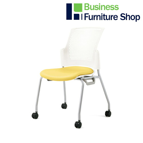 会議イス チェダーC MC-W53NH YL(オフィス 事務所)|Business Furniture Shop
