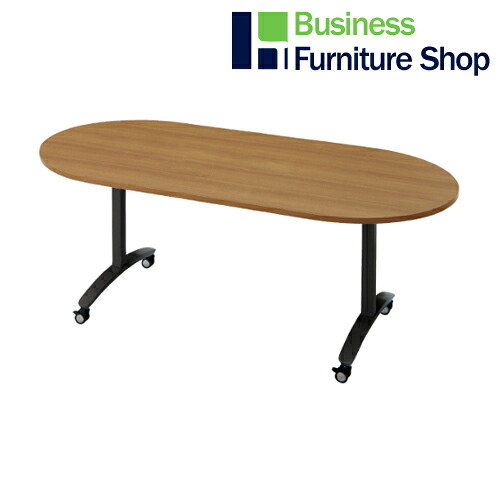 ロンナ 会議テーブル NN-1809TKO T2/BK(オフィス 事務所)|Business Furniture Shop