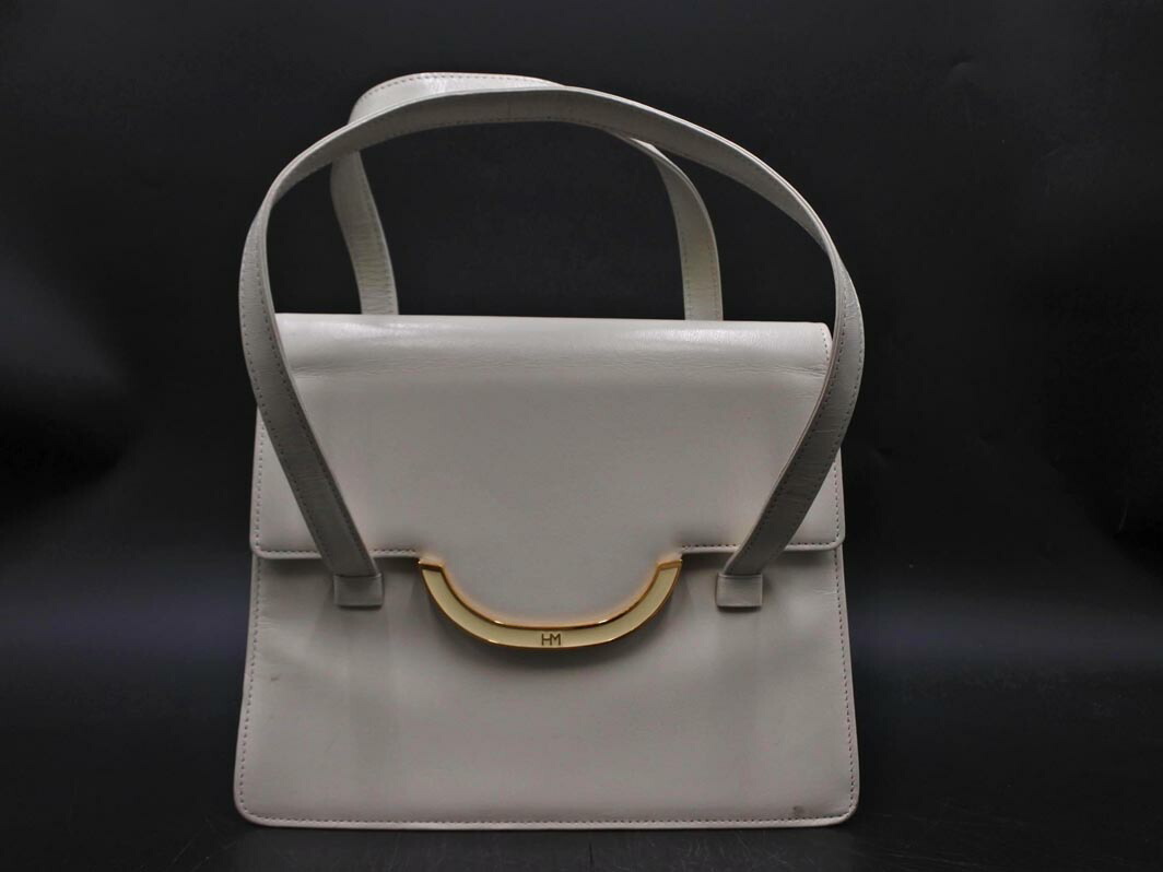 楽天市場】HANAE MORI ハナエ モリ ハンドバッグ 白 ホワイト レザー