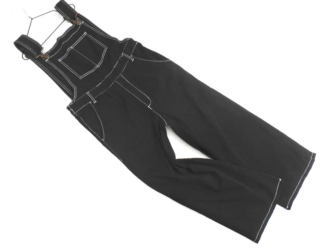 未使用 トワヴァーズ TOWAVASE BonVoyage サロペット(黒) TOWAVASE Bon Voyage salopette (black) | nii-B |