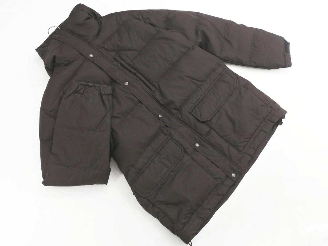 MEN'S BIGI メンズビギ RADMESS ラッドメス フード ダウン ジャケット sizeM/茶 ◆■ ☆ fkb0 メンズ【USED】【中古】【古着】【ブランド古着買取・販売ABJ】