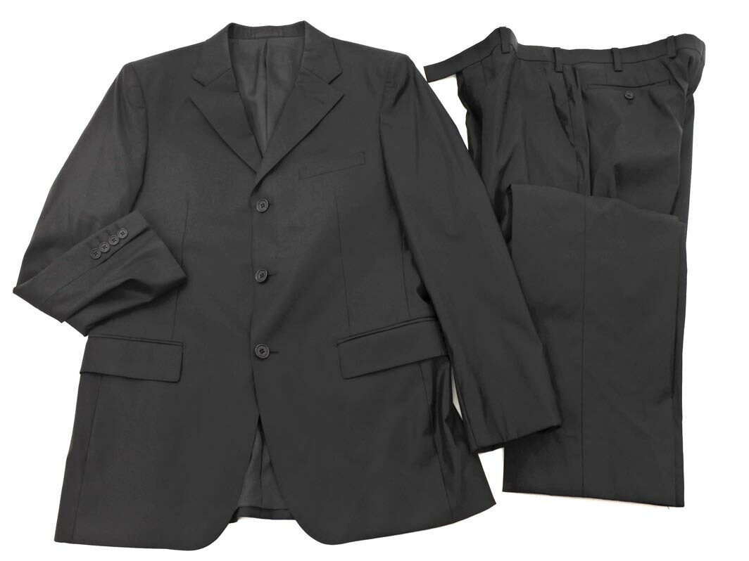 【美品】バーバリー ブラックレーベル 羊毛3ピースセットアップ パンツスーツ S thsfi250163_1.jpg