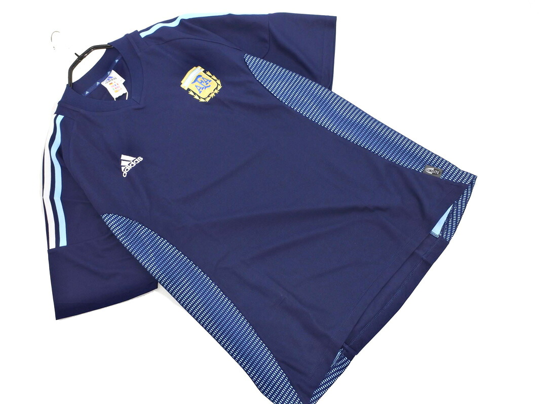 ネコポスOK 新品 adidas アディダス 167308 アルゼンチン レプリカ ユニフォーム sizeM/紺 ■■◎ ☆ gcd0 メンズ【USED】【中古】【古着】【ブランド古着買取・販売ABJ】 13,959円