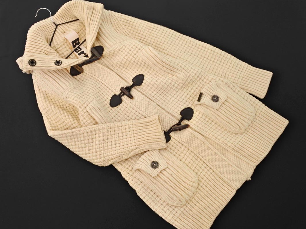 楽天市場】BARK バーク ニットダッフルコート ブラック XS 【中古