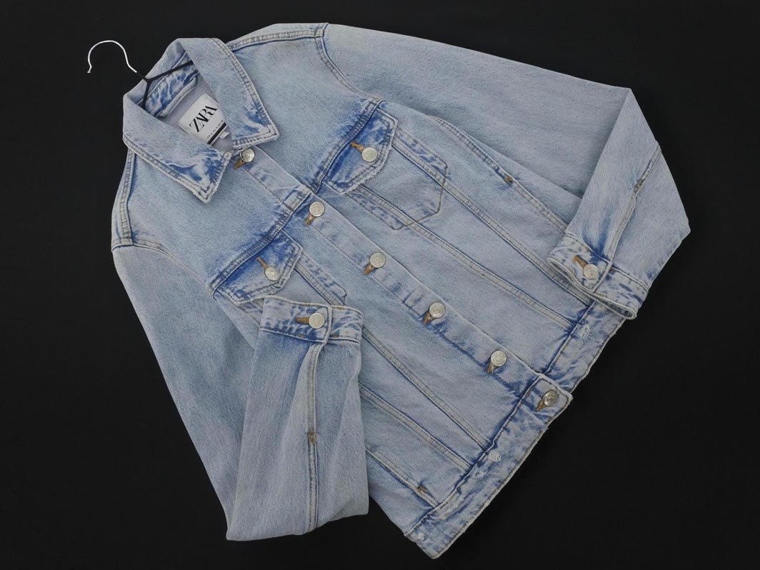 楽天市場】k□ザラ/ZARA ウィメンズ USED加工 デニムジャケット/G
