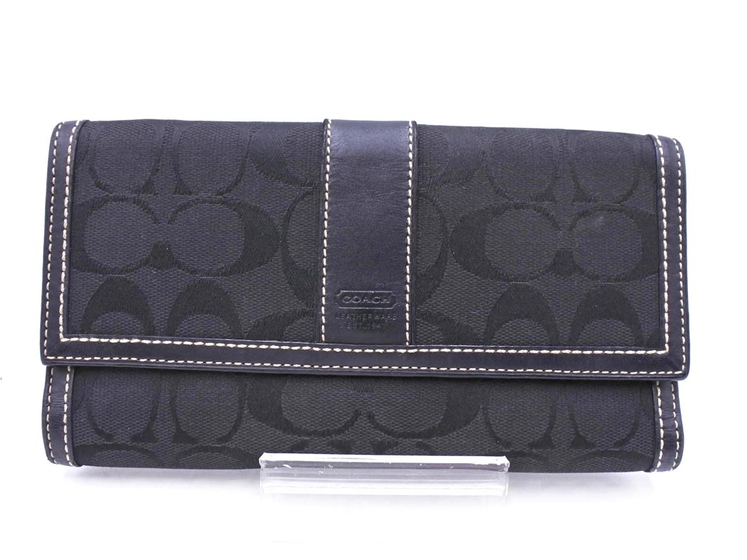 B036美品 COACH シグネチャー 黒グレー 長財布と手帳カバー？ 2点 コーチ(COACH) | 通販・人気ランキング - 価格.com