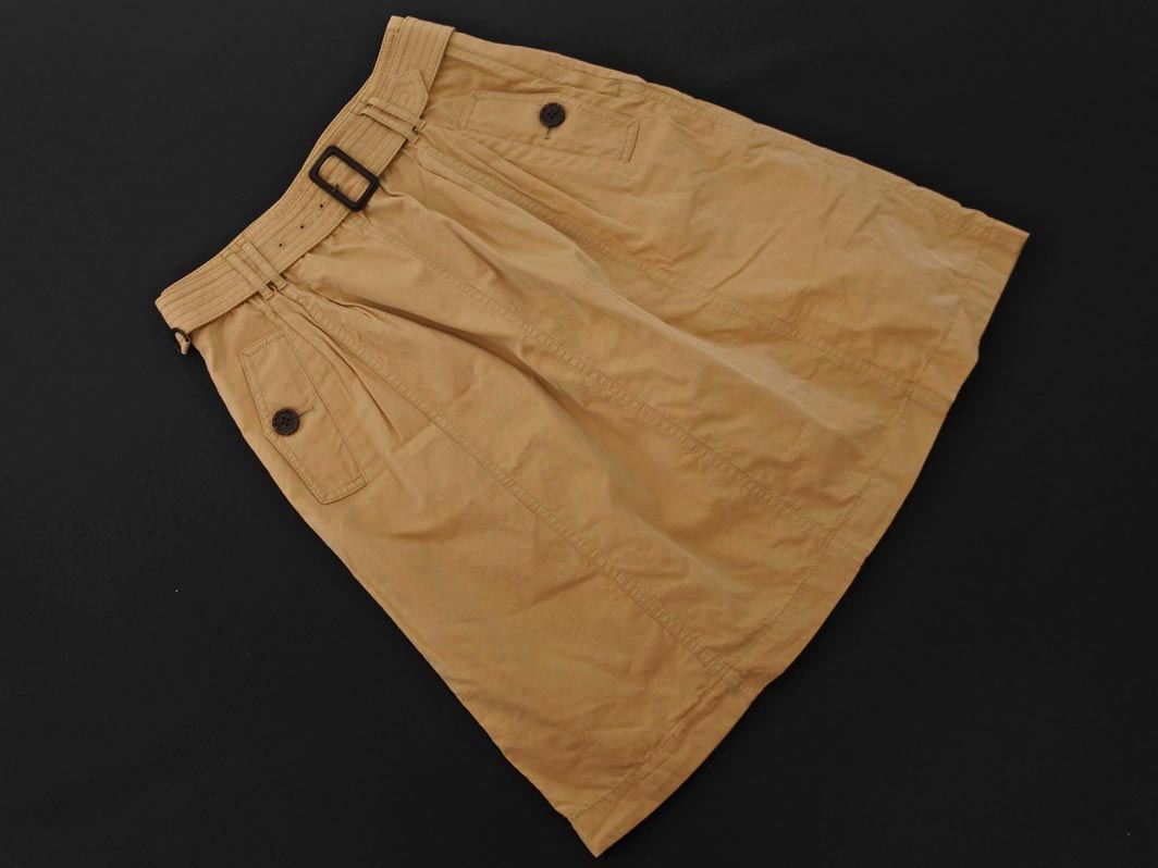 Rbfl 【楽天市場】BURBERRY バーバリー ベルテッド スカート size38/ベージュ ☆ gab4 レディース【USED】【中古】【古着 ...