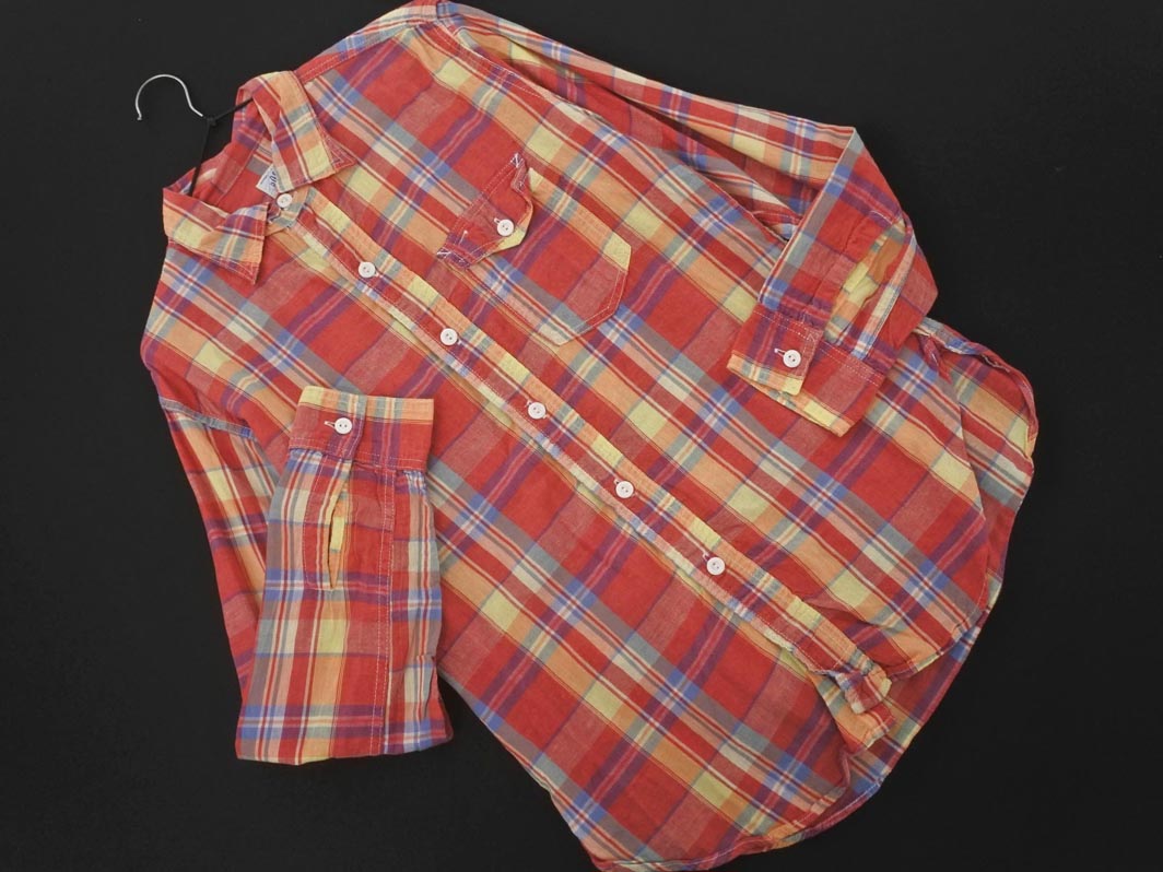 楽天市場】サムライオーバーオールズ チェック 長袖 綿100％ シャツ L