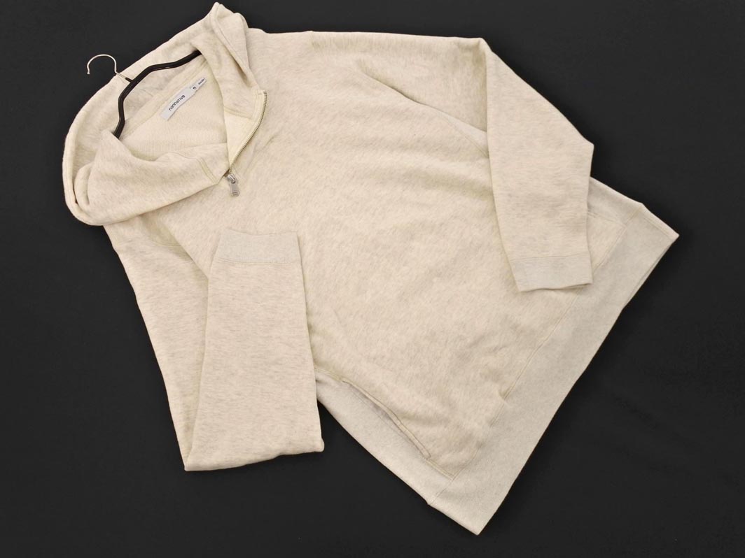 nonnative ノンネイティブ NN C3704 スウェット プルオーバー パーカー size2/クリーム ■◇◎ ☆ gdb0 メンズ【USED】【中古】【古着】【ブランド古着買取・販売ABJ】