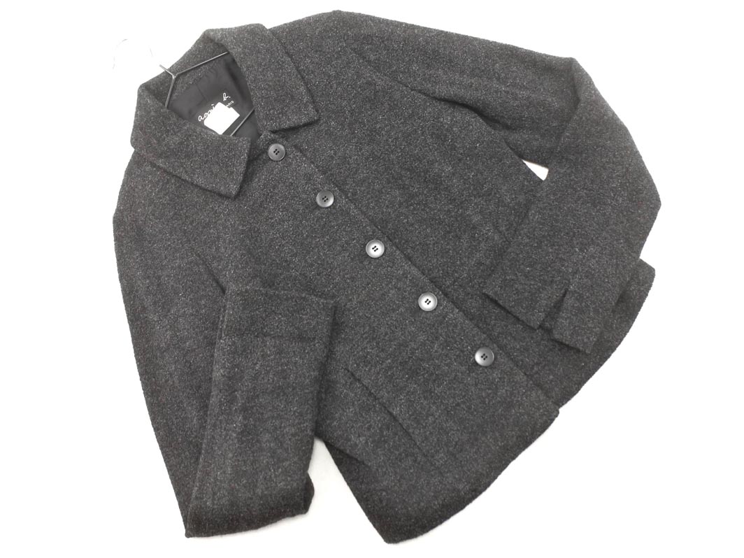 楽天市場】アニエスベー フランス製 ウールジャケット 2 ブラウン