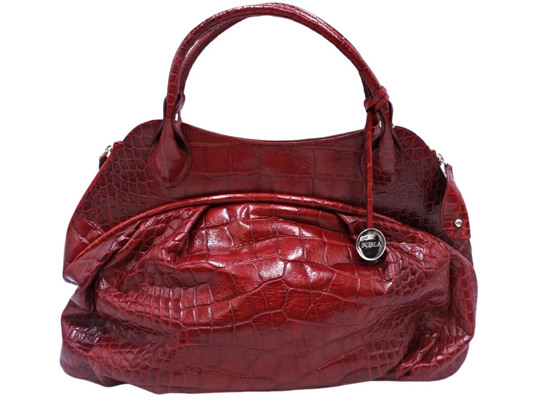 楽天市場】【バッグ】FURLA フルラ 型押しクロコダイル クロコ調 型