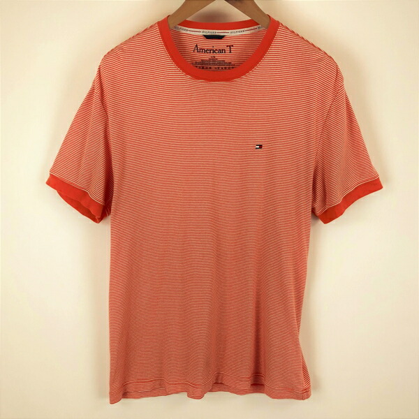 tommy hilfiger orange t shirt