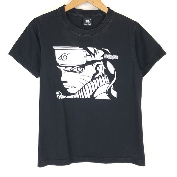 楽天市場 古着 Babe Saru アニメtシャツ Naruto ナルト バックプリント ブラック系 レディースm 中古 N 古着 Lab