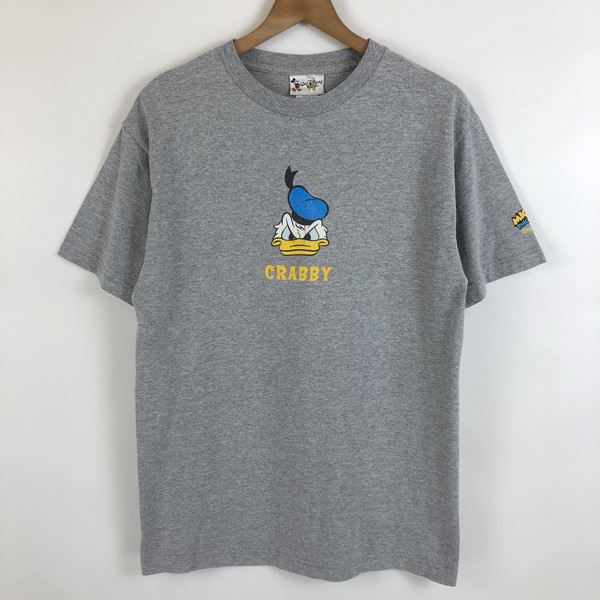 楽天市場 古着 Disney ディズニー キャラクターtシャツ ディズニーワールド Grabby グレー系 メンズm 中古 N0587 古着lab