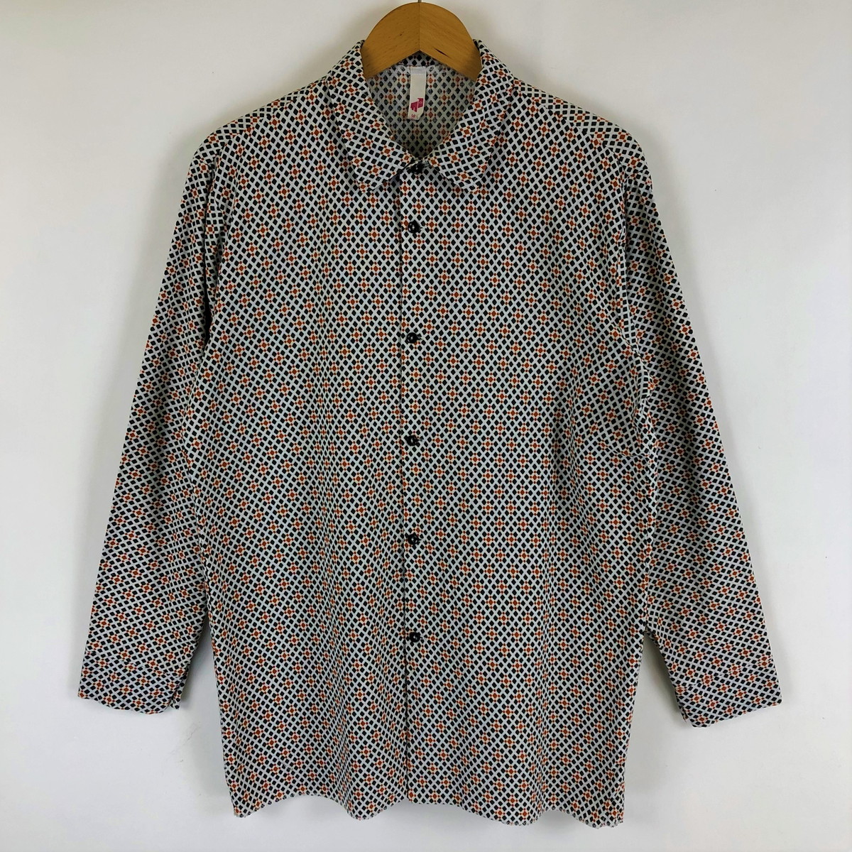 楽天市場】【古着】 C&A 総柄シャツ コラージュ柄 ヴィンテージ 長袖 