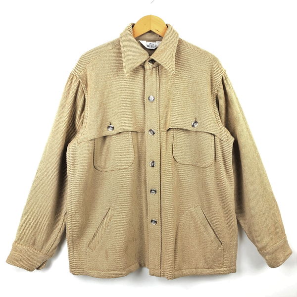 国内最安値 古着 Woolrich ウールリッチ ウールジャケット Cpoジャケット 無地 白タグ 60 70年代 ヴィンテージ ベージュ系 メンズl 中古 N Rakuten Tiqs Com Br