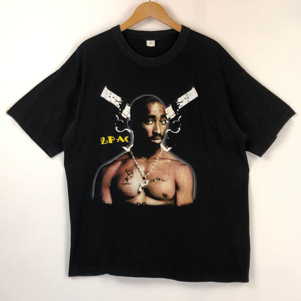 格安 古着 2pac トゥーパック ヒップホップtシャツ ユーロもの 90年代 ブラック系 メンズxl 中古 N 古着lab 最新人気 Erieshoresag Org