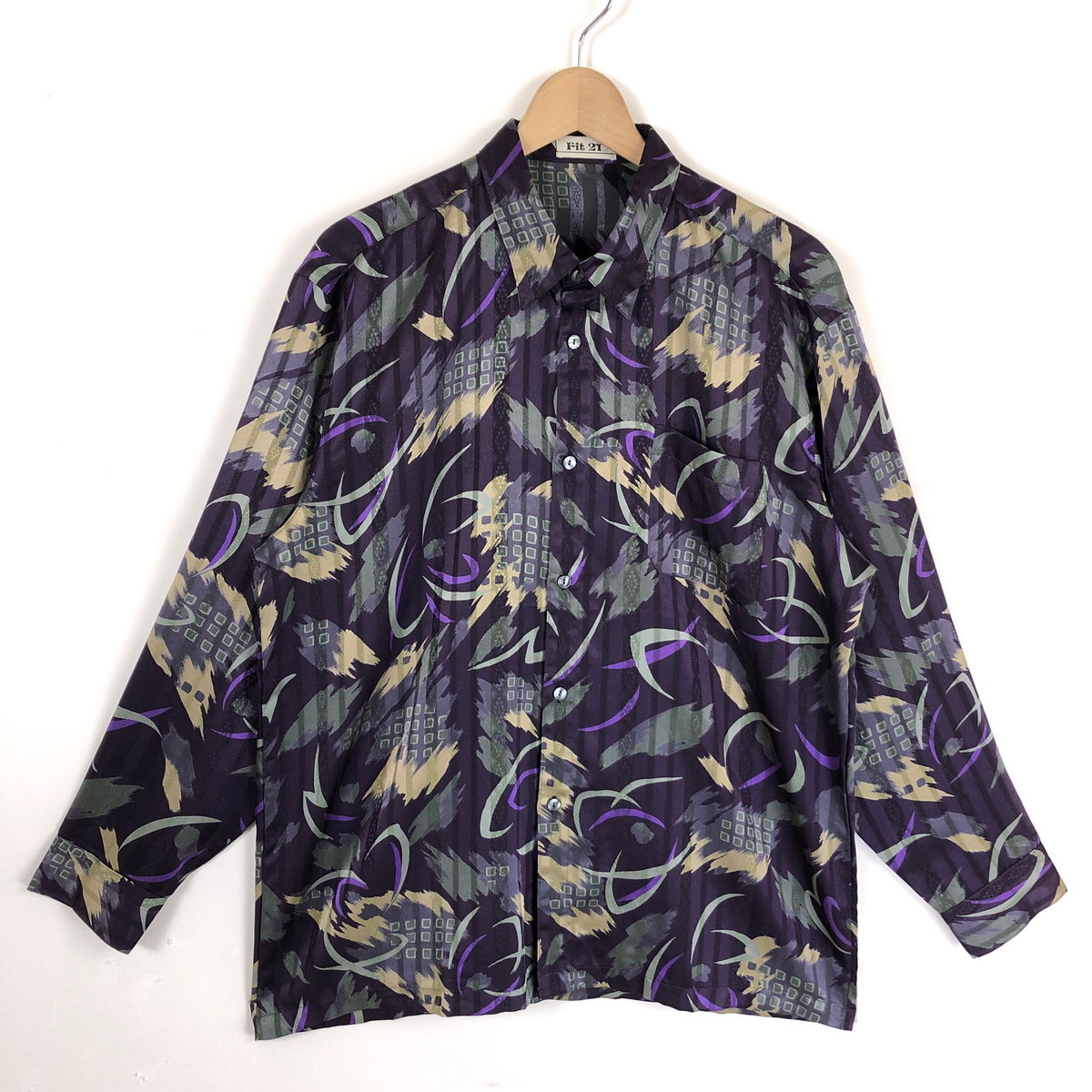 楽天市場】【古着】 C&A 総柄シャツ コラージュ柄 ヴィンテージ 長袖 