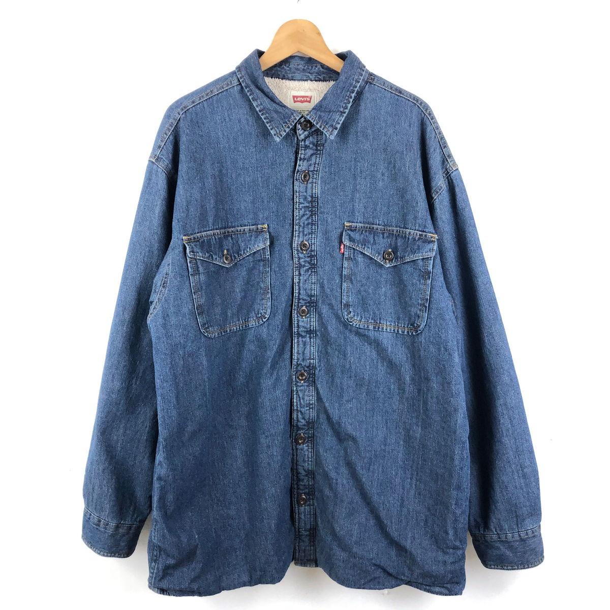 楽天市場】【古着】 Levi's リーバイス デニムシャツ メタルボタン 90