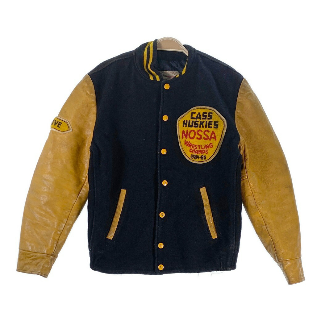 【今人気の80s代】 fancy ball スタジャン レザー 今人気の80s代】 fancy ball スタジャン レザー