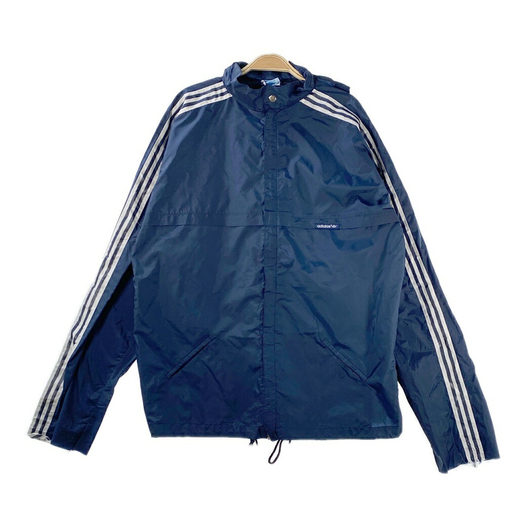 adidas ジップアップ ナイロンジャケット グリーン/ネイビー adidas ビッグサイズ サッカーチーム ナイロンジャケット ブルー