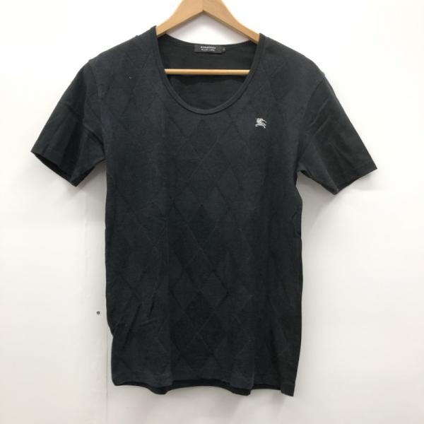 【楽天市場】BURBERRY BLACK LABEL バーバリーブラックレーベル Tシャツ Tシャツ 半袖 ロゴマーク アーガイル柄【USED