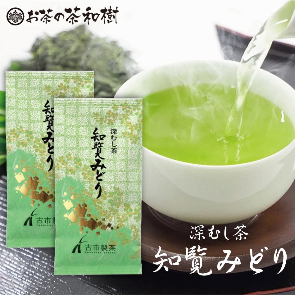 [ お茶 知覧茶 深むし茶 ] 知覧みどり 100g 2本セット メール便送料無料 5セットで1本プレゼント [ お歳暮 深蒸し茶 鹿児島県 南九州市産 カテキン 茶葉 煎茶 緑茶 ギフト プレゼント 贈答 お返し 2025年産 RSL ]