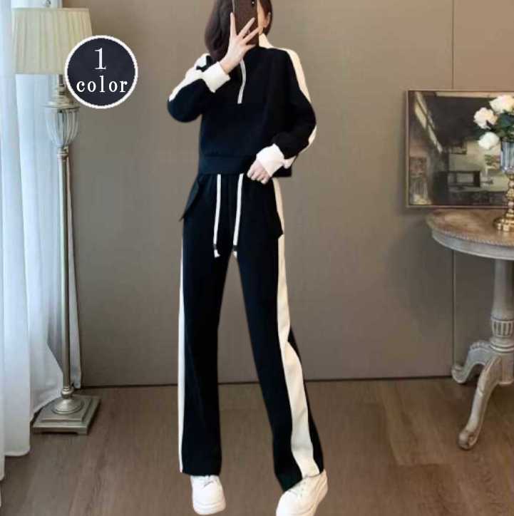 楽天市場】きれいめ レディースファッション スウェット ジャージ 上下