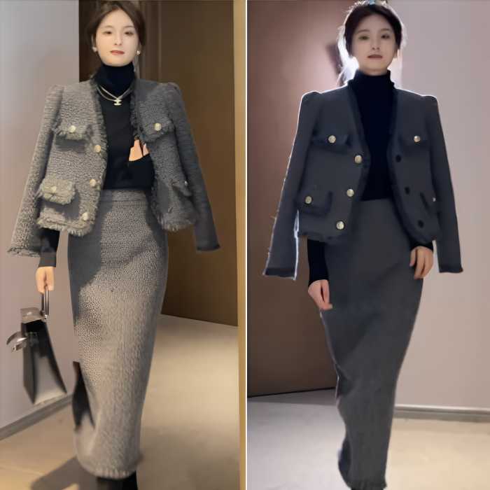 きれいめ レディースファッション ツィード セットアップ レディース S M L XL 2XL 3XLツィードセットアップ 20代 30代 40代 50代 60代 おしゃれ 上品 清楚系 カジュアル 楽天市場】きれいめ レディースファッション ツィード セットアップ S