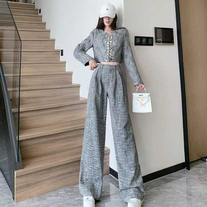 楽天市場】きれいめ レディースファッション ツィード セットアップ