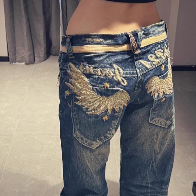 楽天市場】ローライズデニム パンツ レディース ボトムス ボーイ