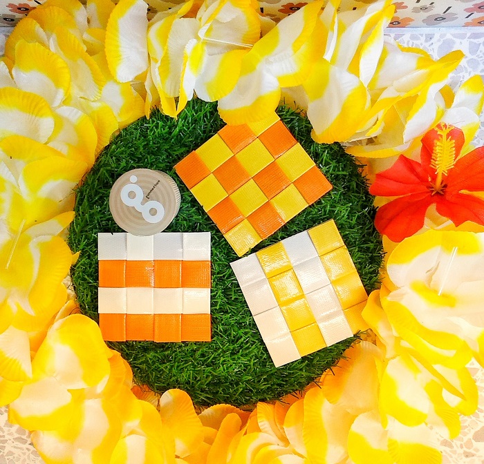 楽天市場 送料無料 ガムテ オレンジ ガムテープ 布粘着テープ 50mm 5m やっちゃば