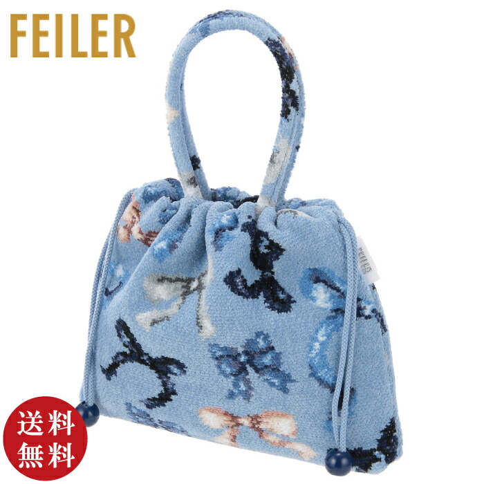 フェイラー巾着バッグ
フェイラーアンドハイジ　ベージュ feiler ・フェイラー バッグ FEILER 手付き巾着 きんちゃく
